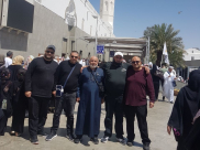   بالصور: معتمرو الفوج الثالث من يافا يصلون إلى المدينة المنورة بسلام